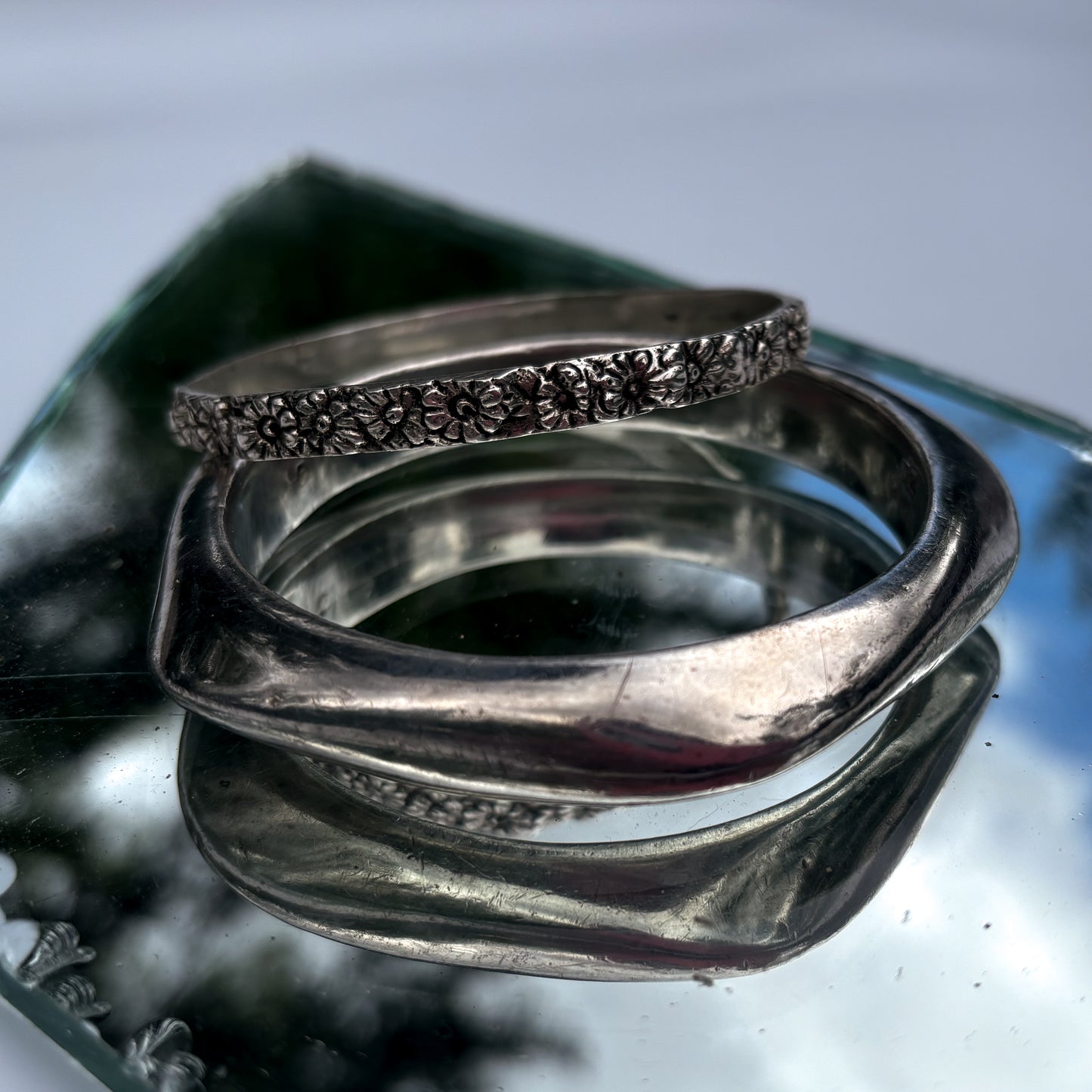 VINTAGE 925 CHUNKY BANGLE